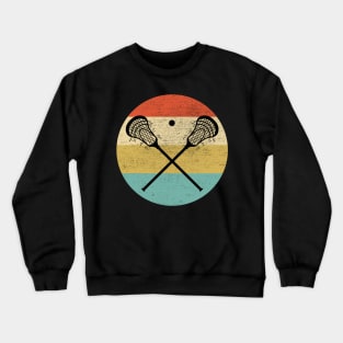 Lacrosse Retro Vintage Crewneck Sweatshirt